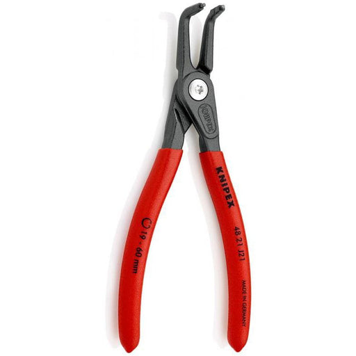 Precizna kriva Knipex zeger klešta za unutrašnje sigurnosne prstenove 170mm - pod 90° (48 21 J21)