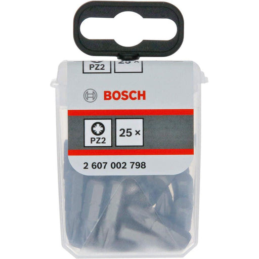 PZ2 25mm bitovi u Tic Tac pakovanju 25kom Extra Hard Bosch - 2607002798