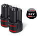 Bosch set akumulatora - baterija 2 x GBA 12V 3,0 Ah (1600A00X7D)