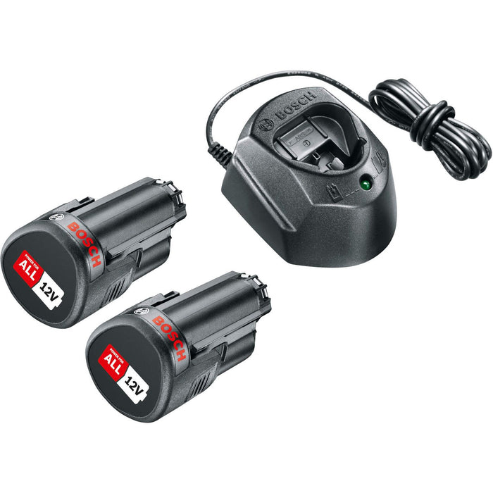 Bosch starter set 2 x akumulator PBA 12V 1,5 Ah + punjač GAL 1210 (1600A01L3E)