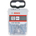 T25 25mm Torx bitovi u Tic Tac pakovanju 25kom Extra Hard Bosch - 2607002800